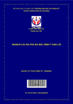 Luận văn thạc sĩ nghịch lưu ba pha ba bậc hình t chịu lõi