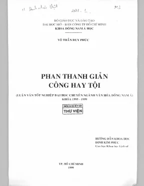 Phan Thanh Giản: Công hay tội trong lịch sử Việt Nam?