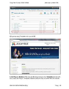 Giáo trình thiết kế website động với Joomla 1.7 - Phần 2
