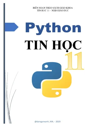 Python Tin học 11: Hướng dẫn lập trình theo SGK mới
