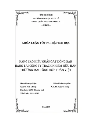Nguyễn văn chung lớp k47b thương mại khóa luận tốt nghiệp đại học