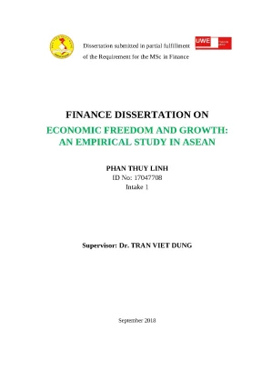 Tác động của tự do kinh tế đến tăng trưởng ASEAN: Nghiên cứu thực nghiệm
