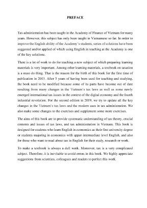 Taxation Textbook for Vietnam: Theory, Law & Administration