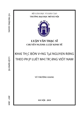 Pháp luật khai thác bền vững tài nguyên rừng Việt Nam