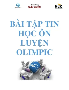 Bài tập tin học Olympic Tiến sĩ Đào Duy Nam Cao đẳng Sài Gòn