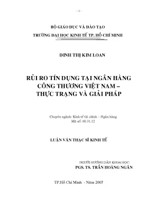 Luan van nhung giai phap nham nang cao chat luong tin dung va han che rui ro tin dung tai nhctvn
