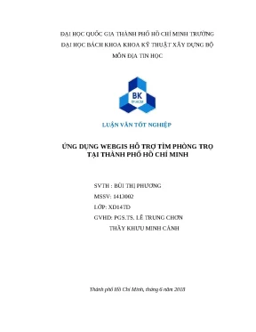 Xây dựng WebGIS hỗ trợ tìm phòng trọ sinh viên TP.HCM