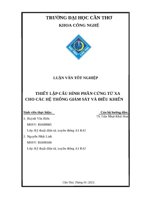 Cấu hình phần cứng từ xa cho hệ thống giám sát & điều khiển