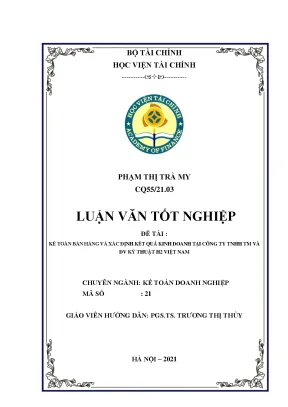 Kế toán bán hàng và KQKD tại H2 Việt Nam - Luận văn Tốt nghiệp