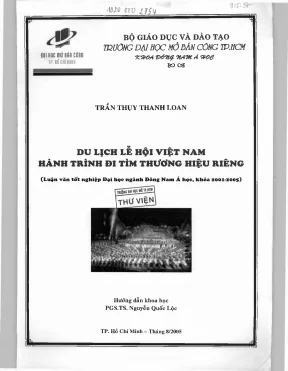 Du lịch Lễ hội Việt Nam: Hành trình tìm thương hiệu riêng