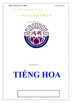 Giáo trình Tiếng Trung cơ bản: Học tiếng Hoa phổ thông Đài Loan