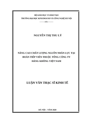 Nâng cao chất lượng nhân lực tại Đoàn tiếp viên Hàng không