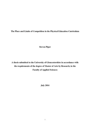 Ma res thesis corrections steven piper