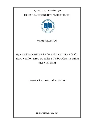Luan van ths dh kt hcm