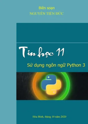 Sách giáo khoa Tin học 11 lập trình ngôn ngữ Python 3