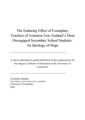 Maitland rachel masters thesis
