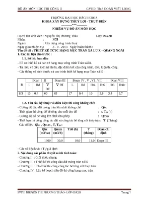 Đồ án môn học thi công 2