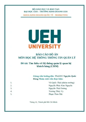 Hệ thống CRM và thực tế ứng dụng tại ngân hàng Vietcombank