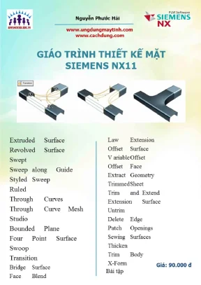 Giáo trình thiết kế mặt Siemens NX11 - Nguyễn Phước Hải