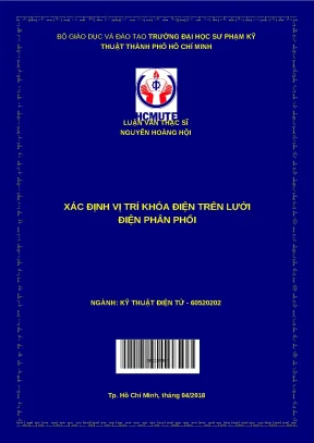 Xác định vị trí khóa điện trên lưới điện phân phối