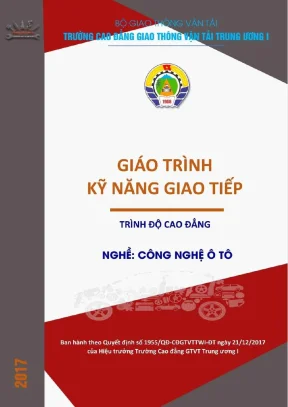Giáo trình tâm lý và kỹ năng giao tiếp với khách du lịch phần 1 cđ gtvt trung ương i