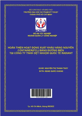 Hoàn thiện xuất khẩu FCL đường biển Dệt nhuộm Radiant