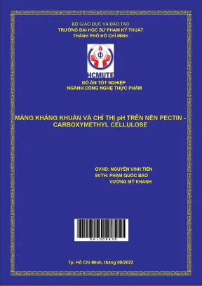 Màng kháng khuẩn và chỉ thị pH nền Pectin - CMC HCMUTE