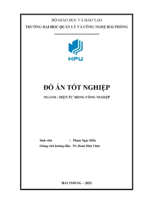 Đồ án tốt nghiệp nghiên cứu một số cảm biến đo thông số môi trường và giám sát qua mạng internet