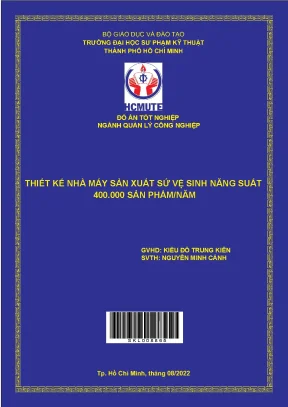 Thiết kế nhà máy sản xuất sứ vệ sinh 400.000 sp/năm