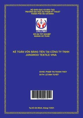 Kế toán vốn bằng tiền tại Công ty TNHH Jungwoo Textile Vina