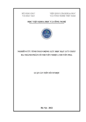 Động lực học hạt lưu chất đa thành phần truyền nhiệt